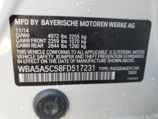 VIN WBA5A5C58FD517231 2015 BMW 5 Series, 528 I no.12