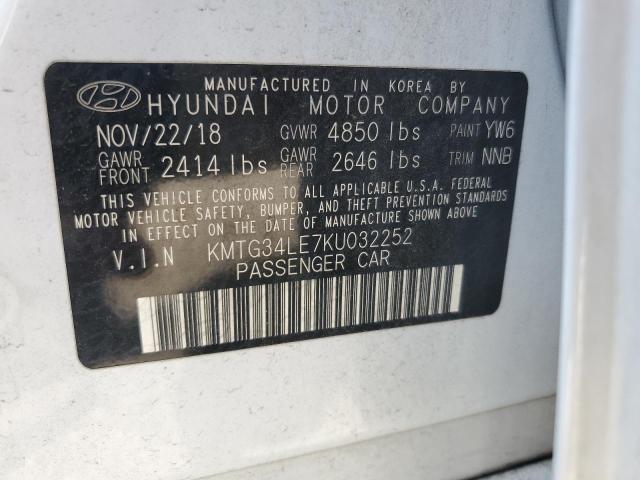 2019 GENESIS G70 PRESTI - KMTG34LE7KU032252