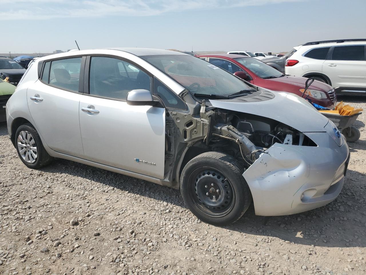 Lot #2891183525 2015 NISSAN LEAF S