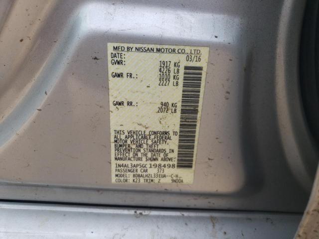 2016 NISSAN ALTIMA 2.5 - 1N4AL3AP5GC198498