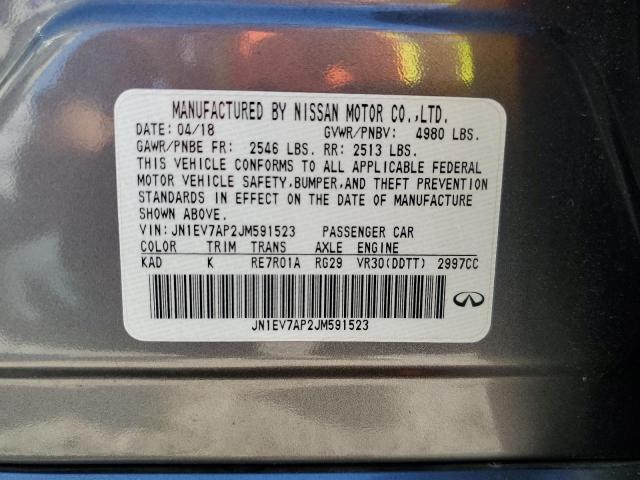 2018 INFINITI Q50 LUXE - JN1EV7AP2JM591523