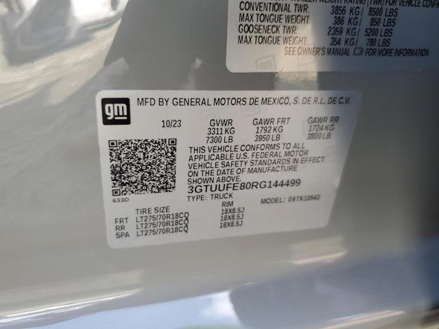 VIN 3GTUUFE80RG144499 2024 GMC Sierra, K1500 At4X no.12