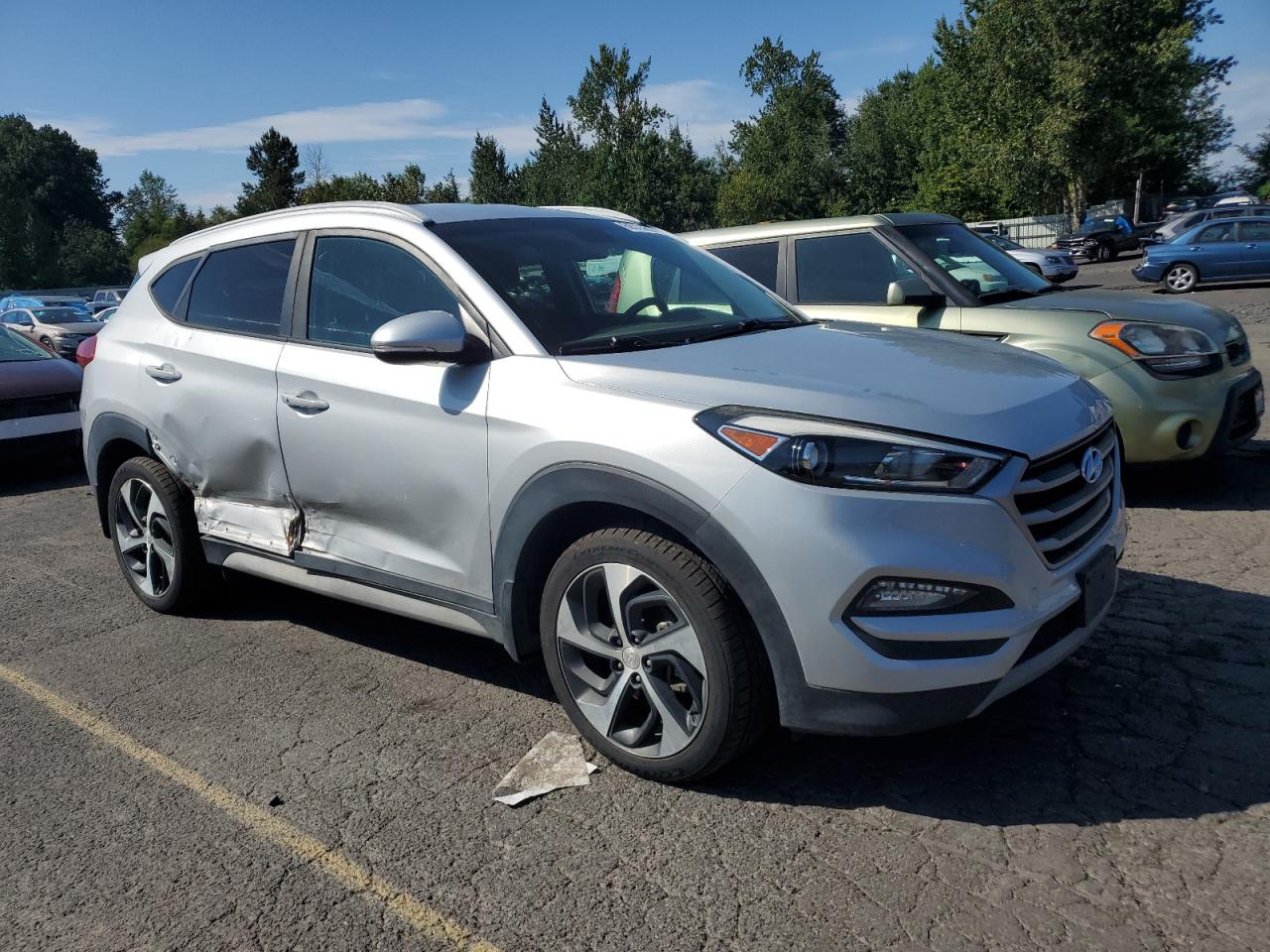 Lot #3025699314 2017 HYUNDAI TUCSON LIM