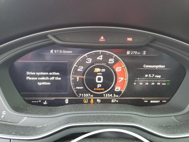 2019 AUDI S5 PRESTIG WAUC4CF57KA002313