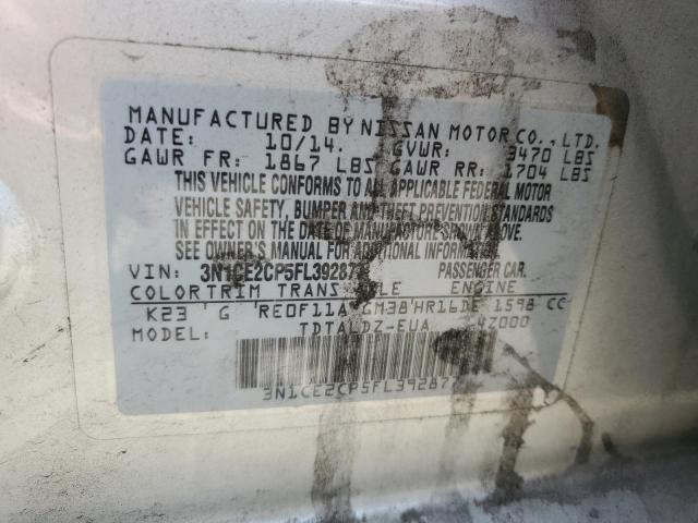 2015 NISSAN VERSA NOTE - 3N1CE2CP5FL392877