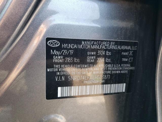 2020 HYUNDAI ELANTRA SE - 5NPD74LFXLH503871