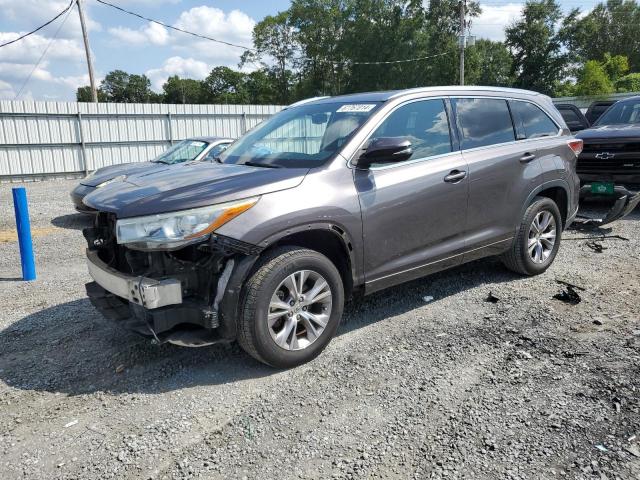 VIN 5TDKKRFH7FS114507 2015 Toyota Highlander, Xle no.1