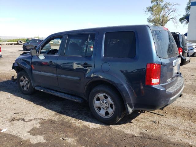 HONDA PILOT LX 2011 blue 4dr spor gas 5FNYF4H20BB018386 photo #3