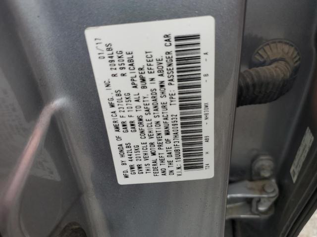 VIN 19UUB1F37HA009532 2017 Acura TLX no.12