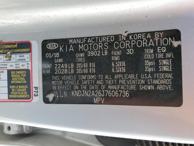 2018 KIA SOUL - KNDJN2A26J7606736