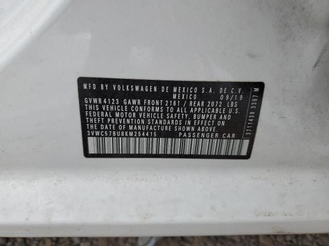 2019 VOLKSWAGEN JETTA S - 3VWC57BU8KM254415