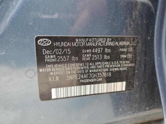 2016 HYUNDAI SONATA SE - 5NPE24AF7GH357618