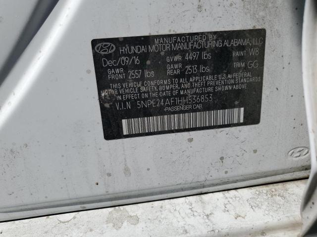 2017 HYUNDAI SONATA SE - 5NPE24AF1HH536853