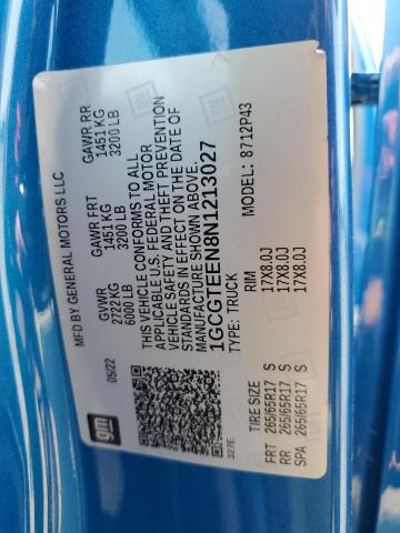 2022 CHEVROLET COLORADO Z - 1GCGTEEN8N1213027