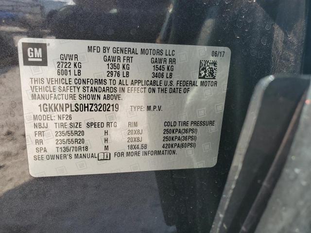 2017 GMC ACADIA DEN - 1GKKNPLS0HZ320219