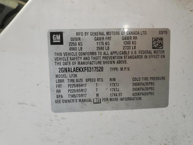 2015 CHEVROLET EQUINOX LS - 2GNALAEKXF6317528