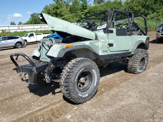 JEEP CJ7 4WD 1980 green   J0D93EC701085 photo #1