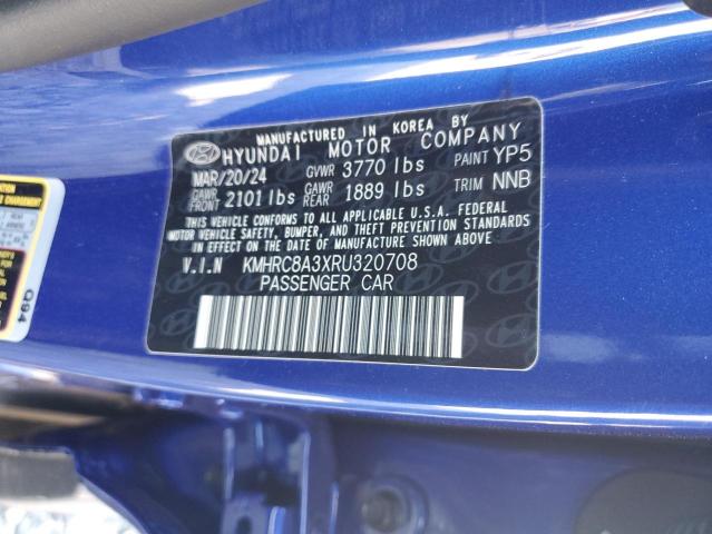 2024 HYUNDAI VENUE SEL - KMHRC8A3XRU320708