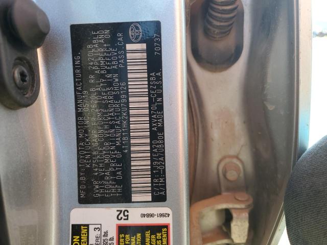 2019 TOYOTA CAMRY L - 4T1B11HK2KU799126