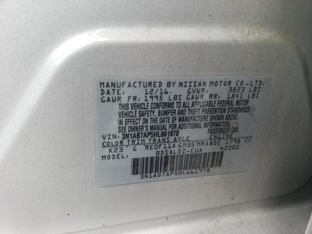 2017 NISSAN SENTRA S - 3N1AB7AP5HL661978