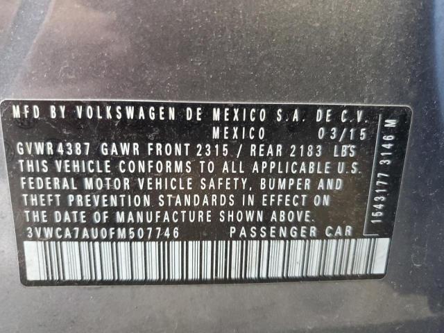 2015 VOLKSWAGEN GOLF SPORT - 3VWCA7AU0FM507746