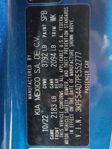 2023 KIA FORTE GT L - 3KPF54AD7PE552777