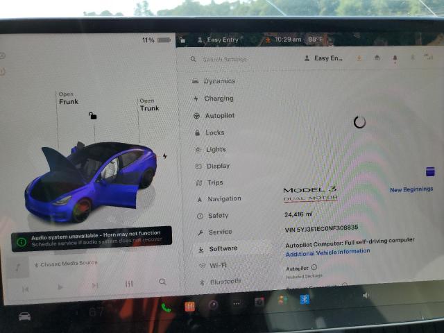 2022 TESLA MODEL 3 - 5YJ3E1EC0NF308835