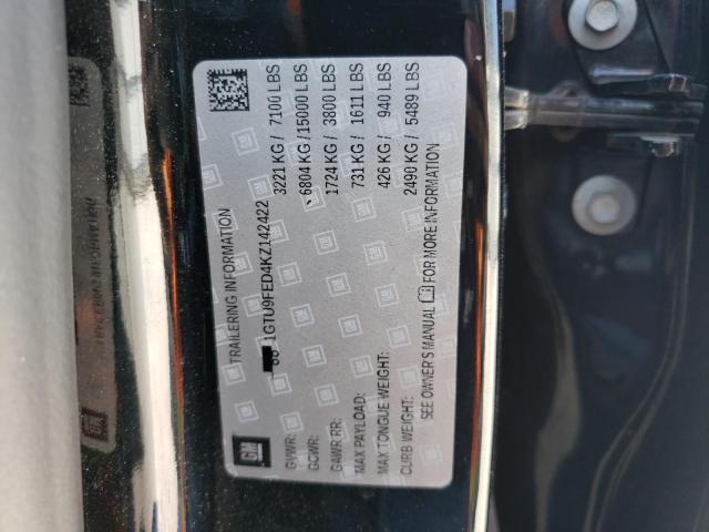 2019 GMC SIERRA K15 - 1GTU9FED4KZ142422