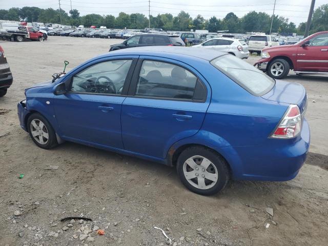 CHEVROLET AVEO BASE 2007 blue  gas KL1TD56687B057692 photo #3