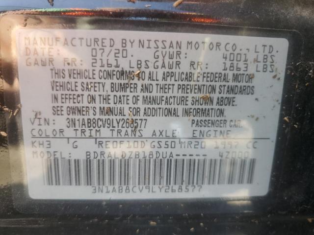 2020 NISSAN SENTRA SV - 3N1AB8CV9LY268577