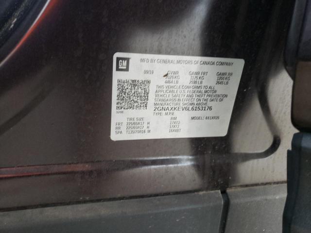 2020 CHEVROLET EQUINOX LT - 2GNAXKEV6L6153176