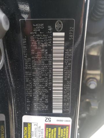 2019 TOYOTA CAMRY L - 4T1B11HK5KU788508