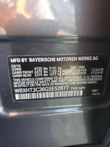 VIN WBXHT3C36G5E52877 2016 BMW X1, Xdrive28I no.13