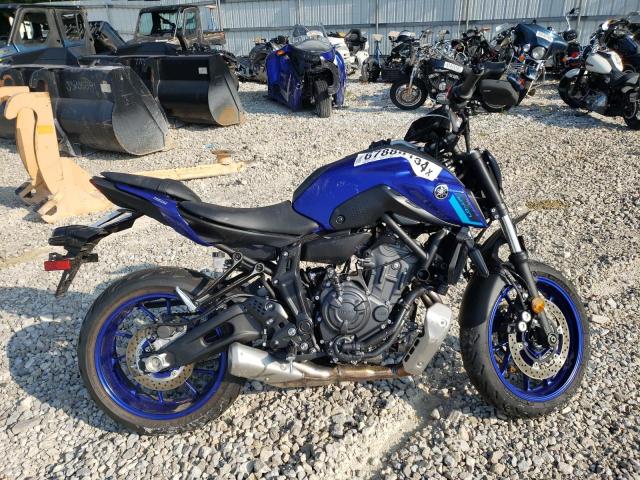 YAMAHA MT07 2023 blue  gas JYARM32E0PA007763 photo #1