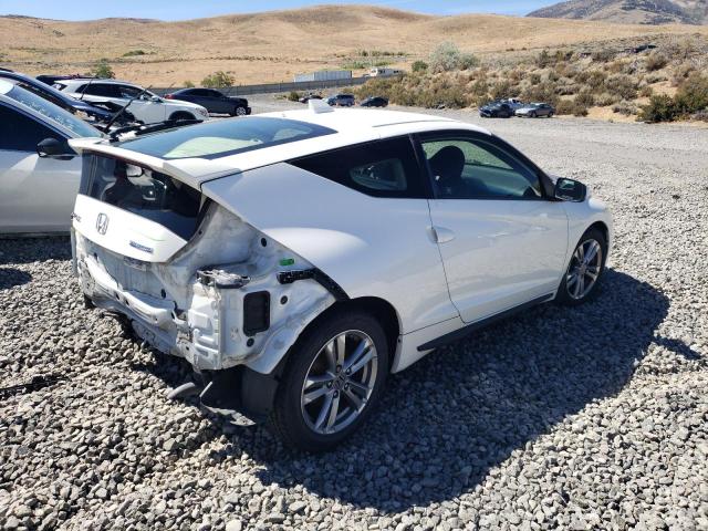 HONDA CR-Z EX 2013 white  hybrid engine JHMZF1D6XDS003314 photo #4