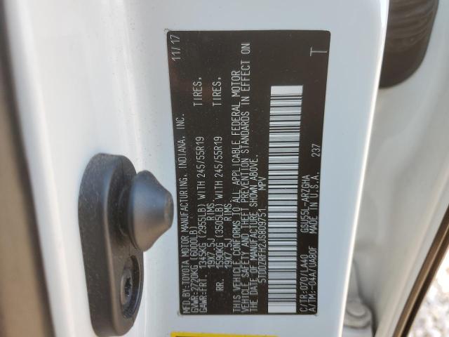 2018 TOYOTA HIGHLANDER - 5TDDZRFH2JS809751