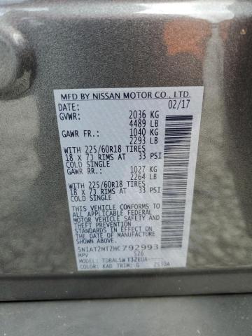2017 NISSAN ROGUE S - 5N1AT2MT2HC792993