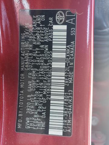 2016 TOYOTA COROLLA L - 2T1BURHE8GC730255