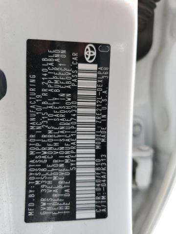 2020 TOYOTA COROLLA LE - 5YFEPRAE1LP074330