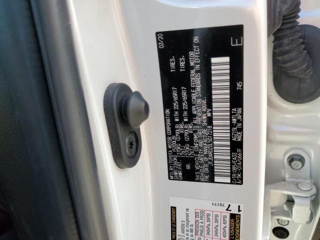 2020 LEXUS NX 300 JTJDARDZ0L5017218