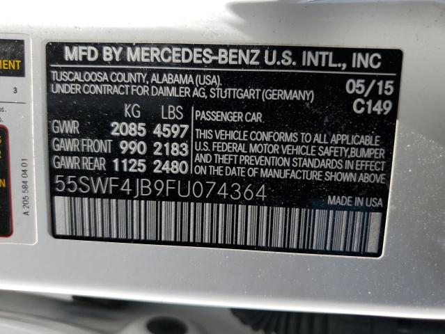 2015 MERCEDES-BENZ C 300 - 55SWF4JB9FU074364