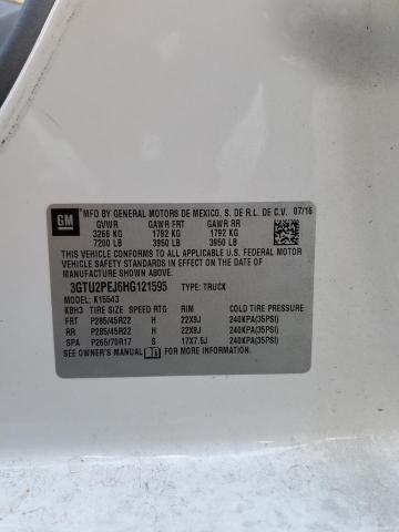 2017 GMC SIERRA K15 - 3GTU2PEJ6HG121595