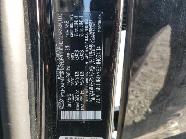 2022 HYUNDAI SANTA CRUZ - 5NTJBDAE2NH034114