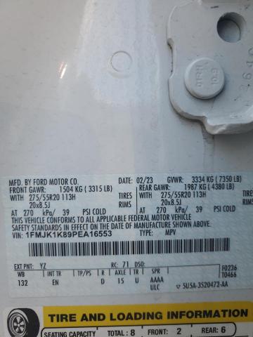 2023 FORD EXPEDITION - 1FMJK1K89PEA16553