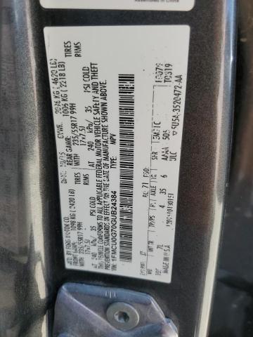 2016 FORD ESCAPE SE - 1FMCU0G70GUB24384