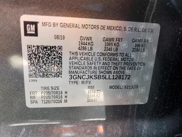 2020 CHEVROLET TRAX LS - 3GNCJKSB5LL128172