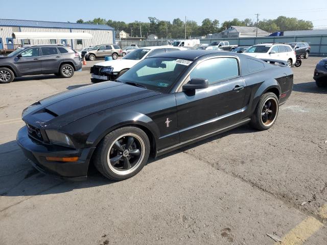 FORD MUSTANG 2006 black  gas 1ZVHT80N365245310 photo #1