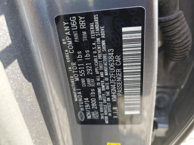 2015 HYUNDAI GENESIS 3. - KMHGN4JE2FU063843