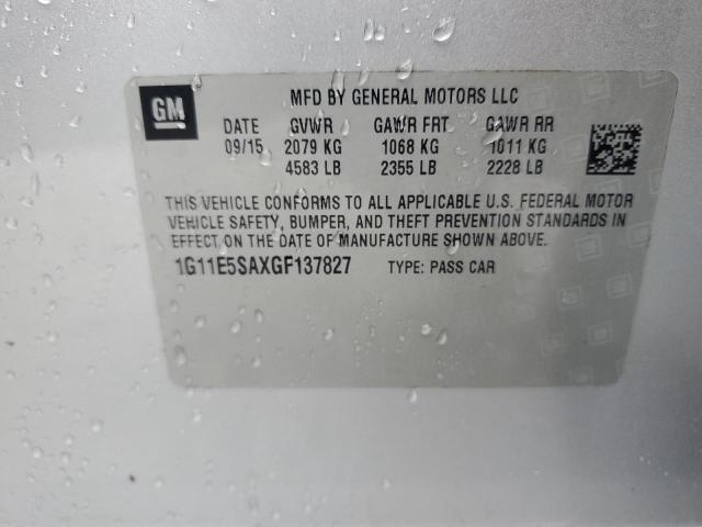 2016 CHEVROLET MALIBU LIM - 1G11E5SAXGF137827