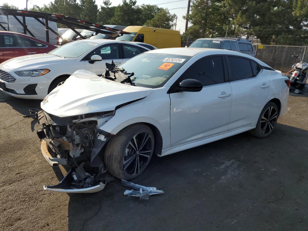 Lot #2841144683 2021 NISSAN SENTRA SR